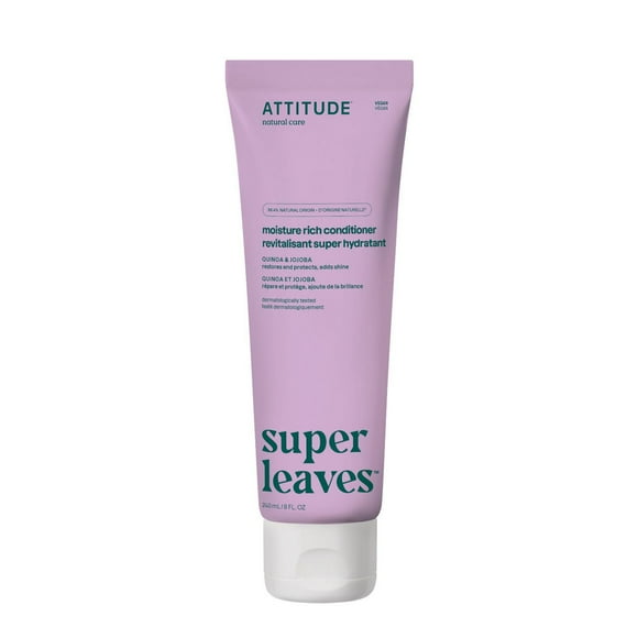 ATTITUDE super leaves, Moisture Rich Conditioner, Quinoa & Jojoba, 240 mL