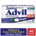 thumbnail image 1 of Comprimés À Croquer Advil Junior sans Colorant - Raisin (40), 1 of 8