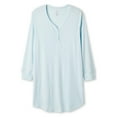 thumbnail image 1 of George Women's Plus Henley Nightshirt, 1 of 6
