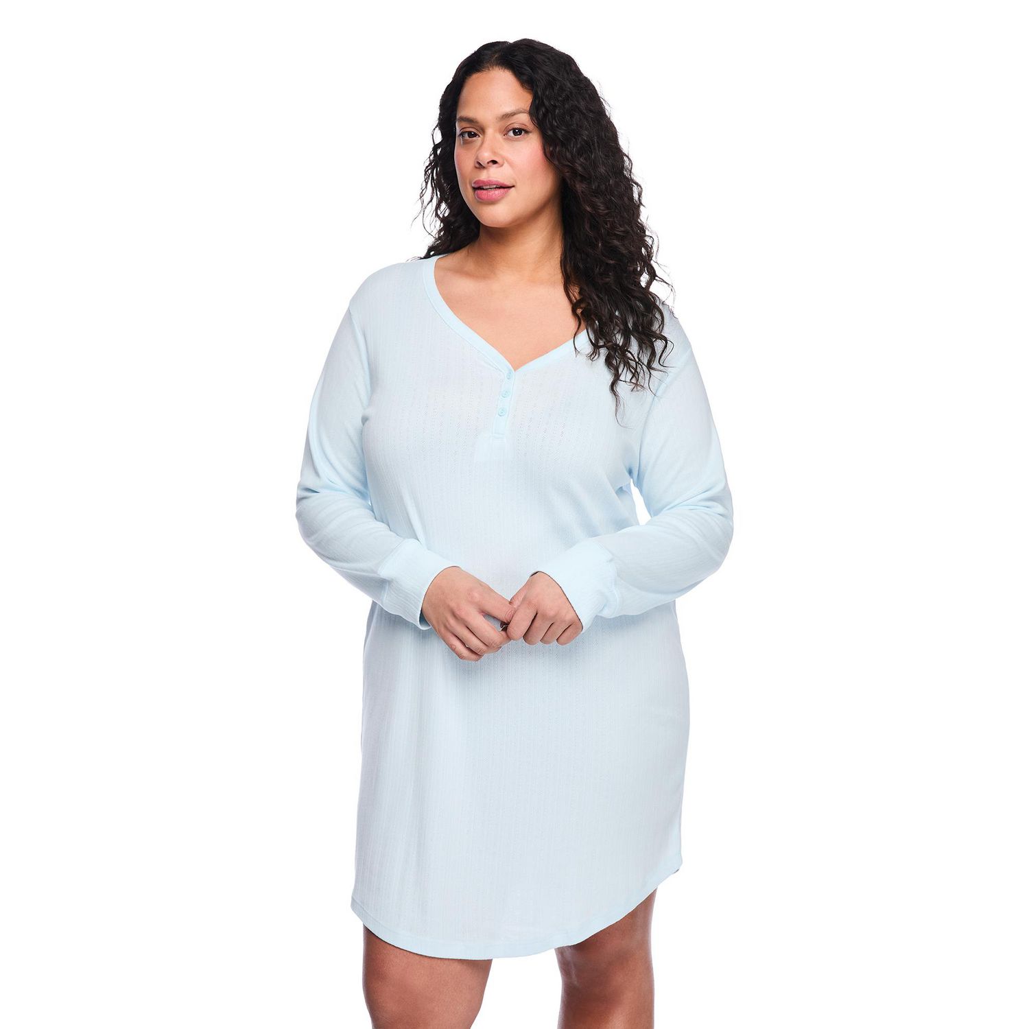 Chemise de nuit henley George Plus pour femmes