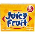 thumbnail image 1 of Gomme balloune Juicy Fruit Originale, format individuel, 15 palettes, 1 of 5