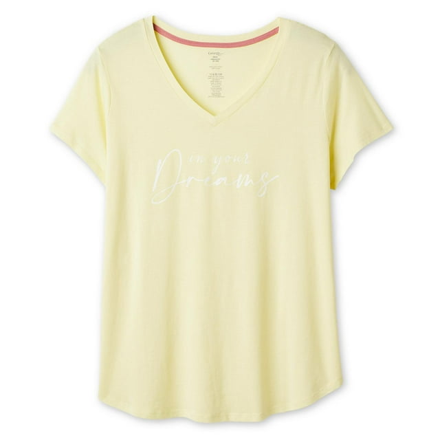 George Women's Plus V-Neck Sleep T-Shirt