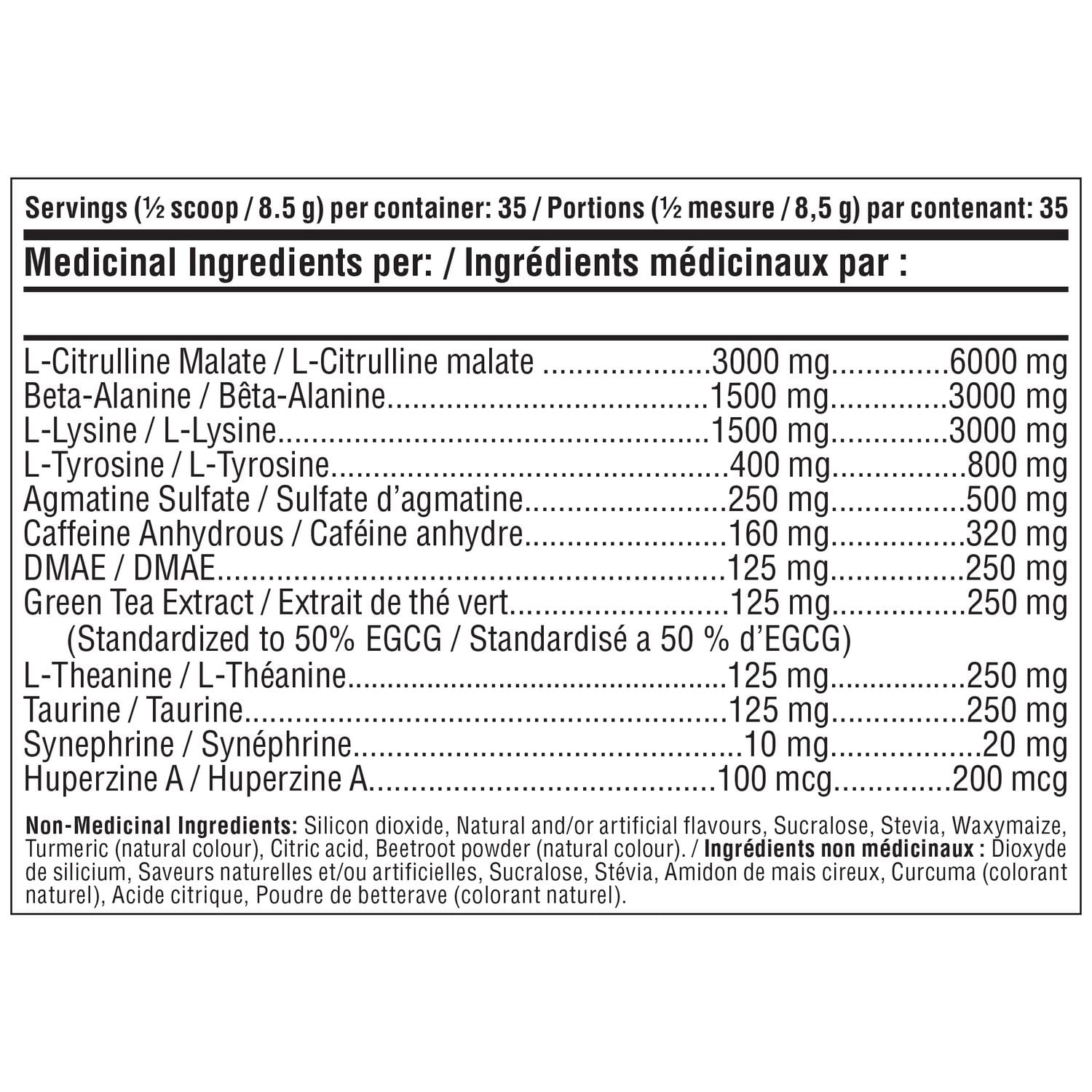 Revolution Nutrition TNT Blast pêches surettes pré-entraînement