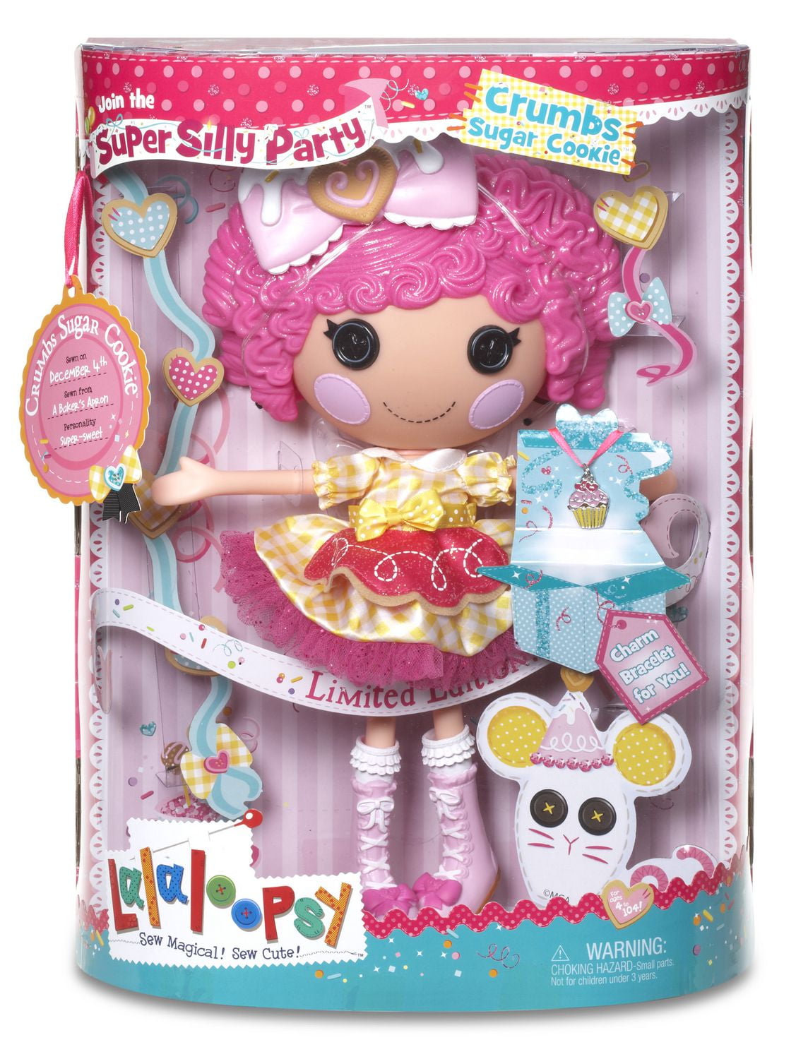 Lalaloopsy Super Silly Party Doll Crumbs Sugar Cookie Walmart