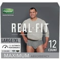 thumbnail image 1 of Depend Real Fit Incontinence Underwear for Men, Maximum Absorbency (Small/Medium and Large/Extra Large), 1 of 7