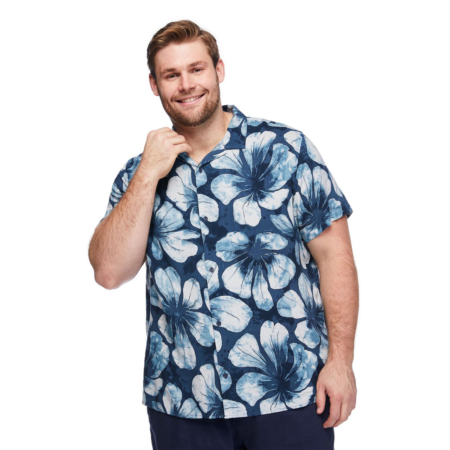 Chemise de vacances imprimée George Plus pour hommes