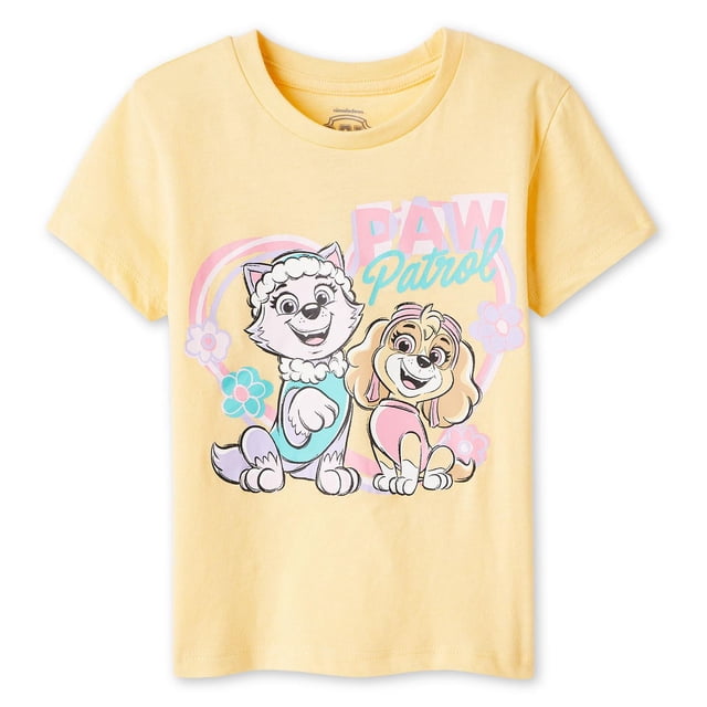 T-shirt à imprimé graphique Pat'Patrouille pour petites filles