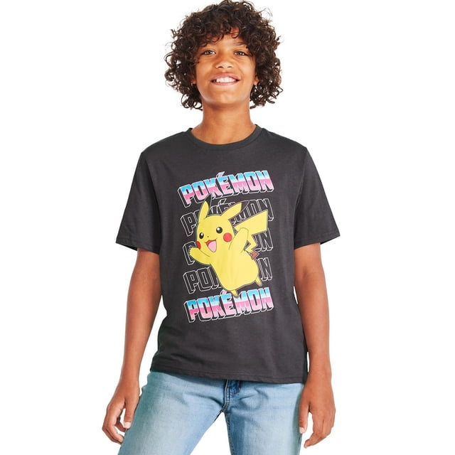 Pokemon Boys' Pikachu T-Shirt