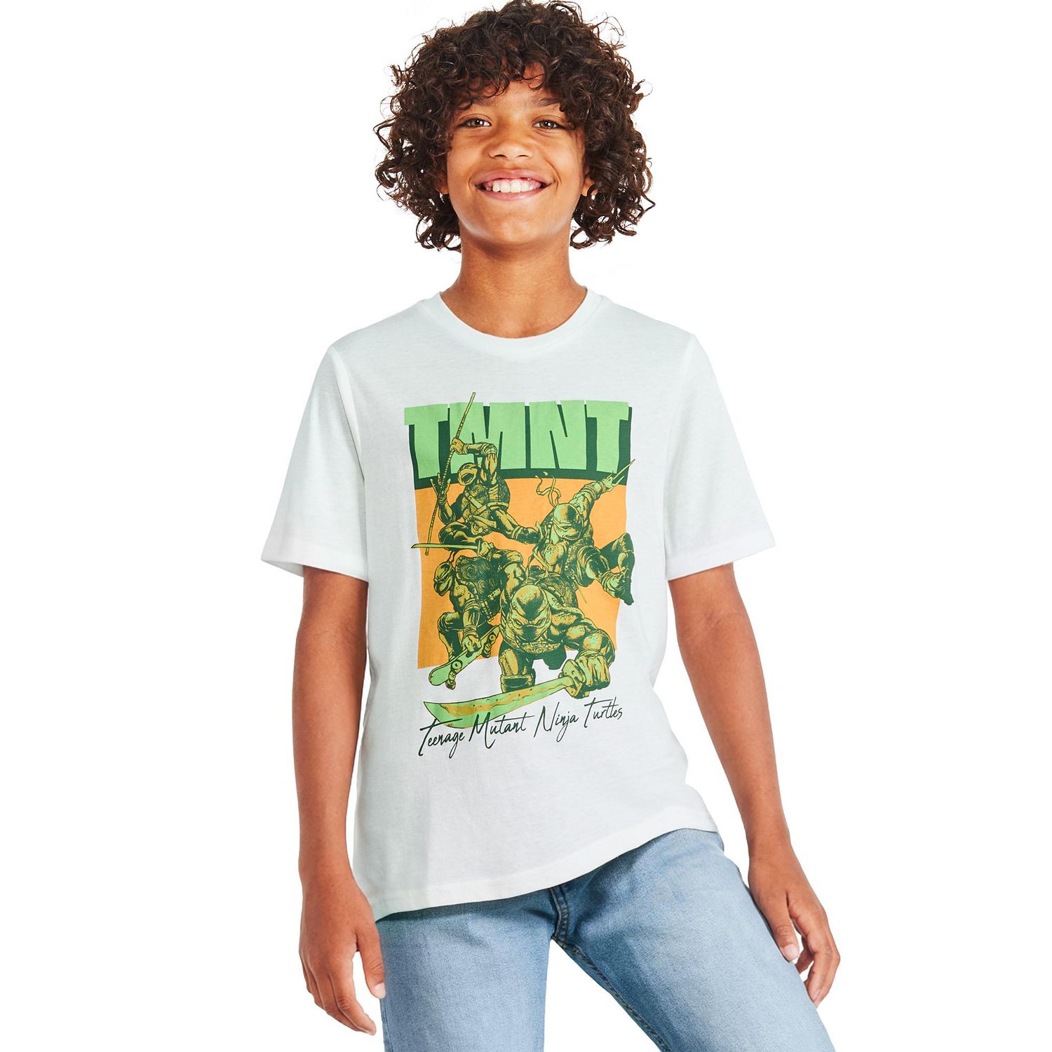 T-shirt avec imprimé graphique Les Tortues ninja pour garçons