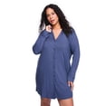 thumbnail image 1 of Chemise de nuit côtelée George Plus pour femmes, 1 of 6