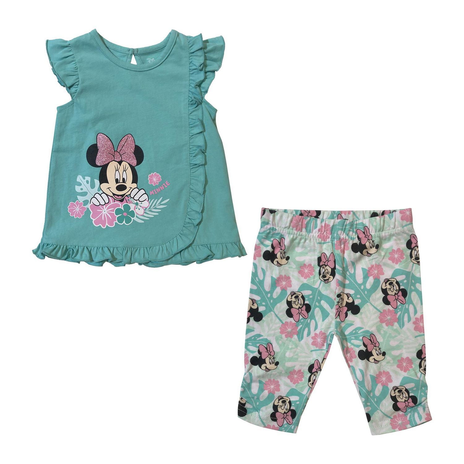 Disney Ensemble 2pièces pantalon capri et tunic pour filles