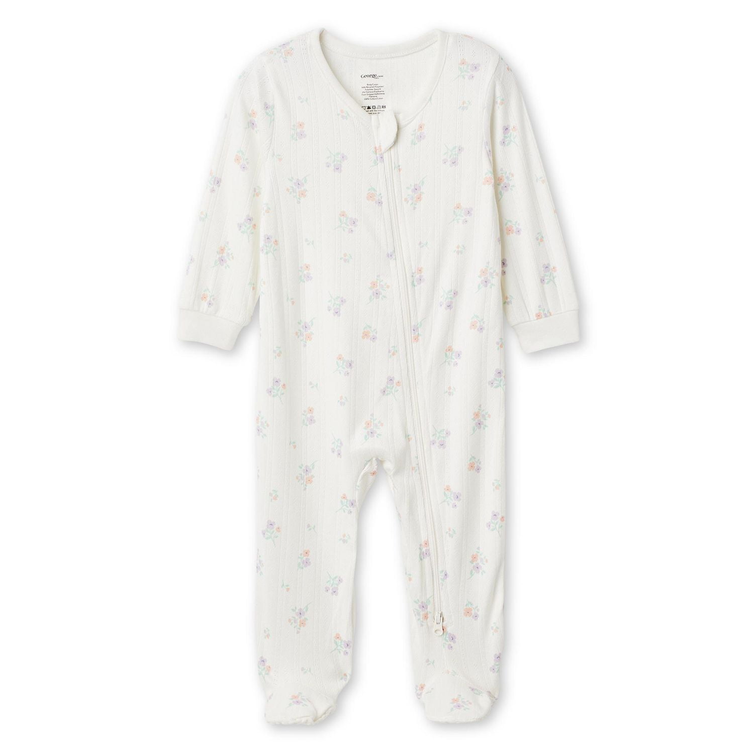 George Baby Girls' Pointelle Sleeper