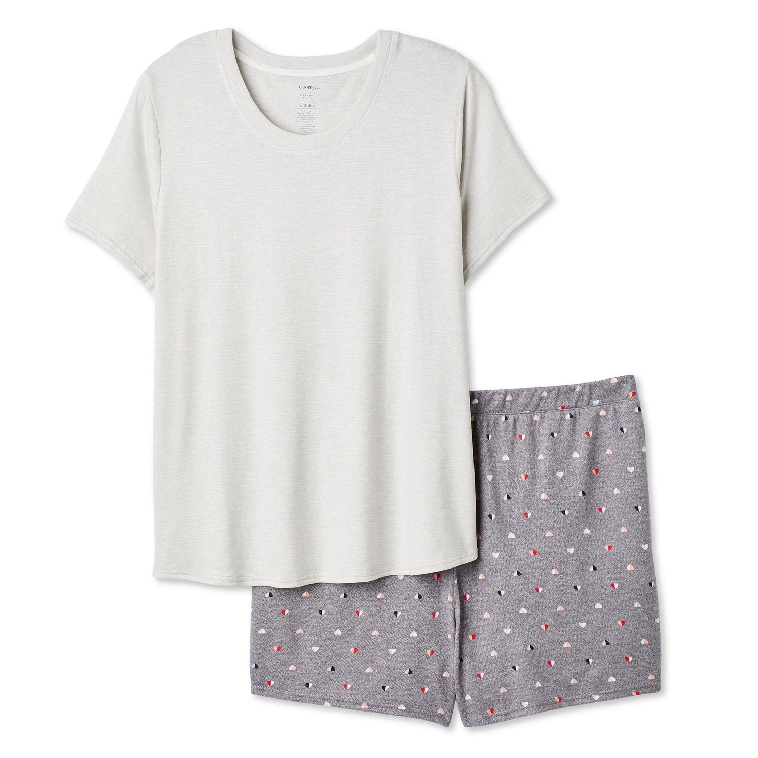 George Women's Plus Two Piece Pajama Set