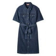 thumbnail image 1 of Robe en denim boutonnée Iyla pour femmes, 1 of 6