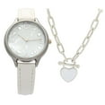 thumbnail image 1 of Ladies  white strap Watch and Necklace, 1 of 2