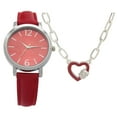 thumbnail image 1 of Ladies  Red strap Watch and Necklace, 1 of 2