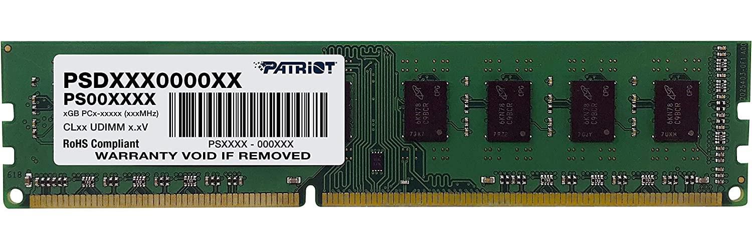 Patriot Signature 8GB DIMM DDR3 CL11 PC3-12800 PSD38G16002 1600MHz 