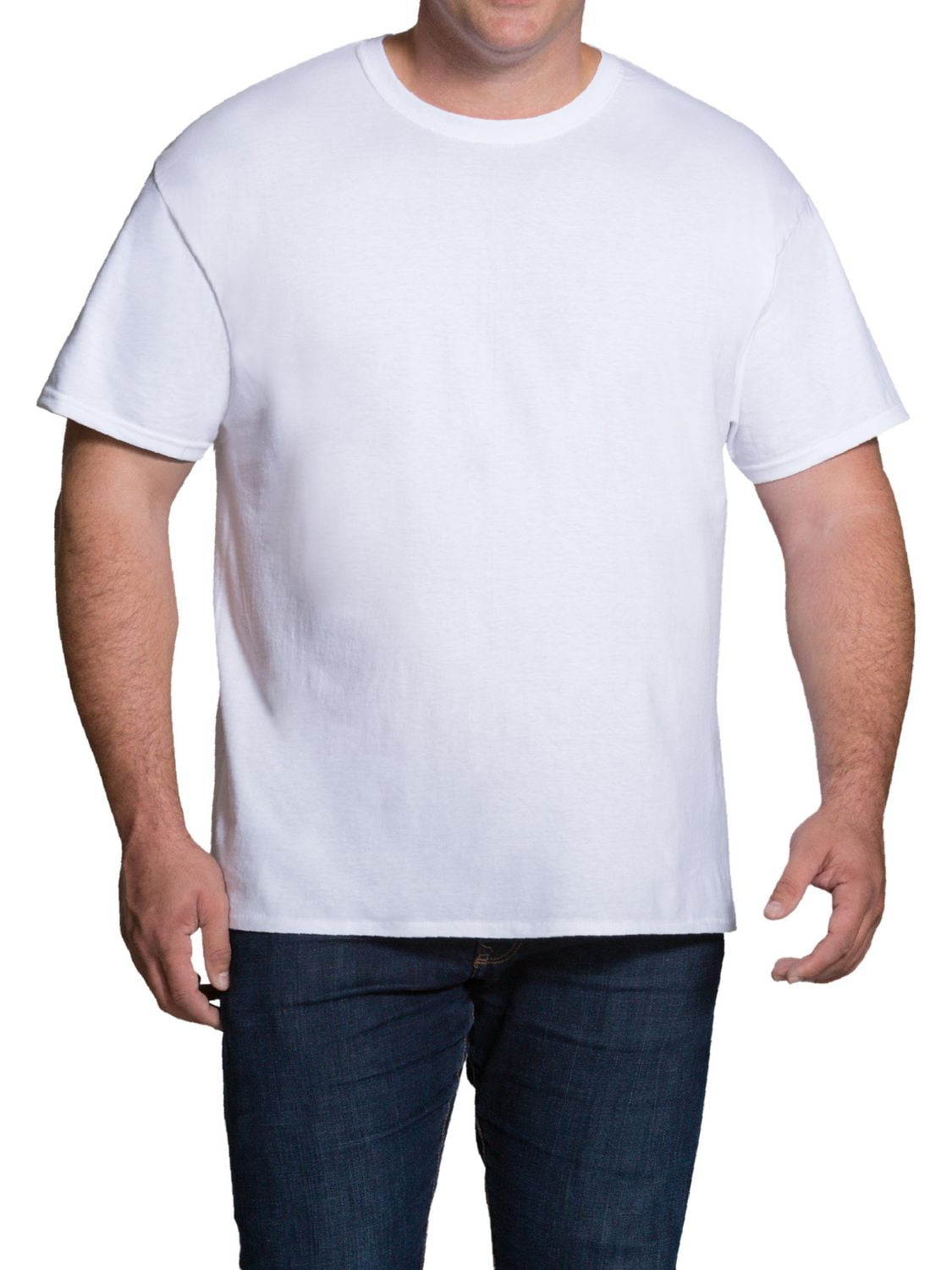 Fruit of the Loom Big Man White Crews T-Shirt
