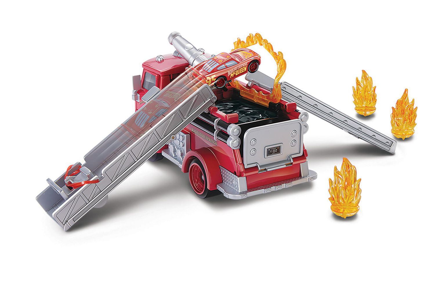 cars gph80 disney pixar color changer red fire truck