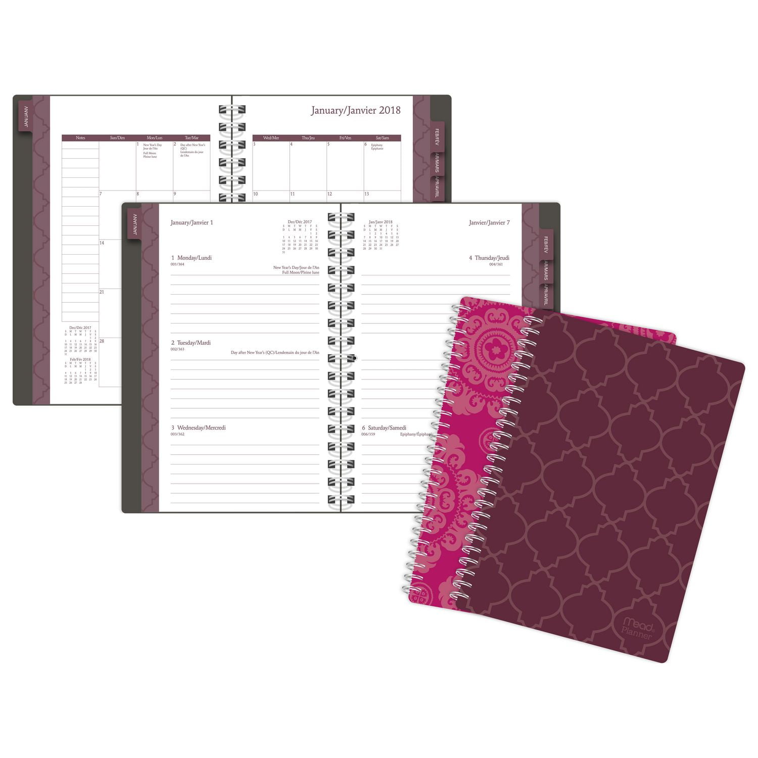Mead weekly monthly poly planner caprice walmart canada