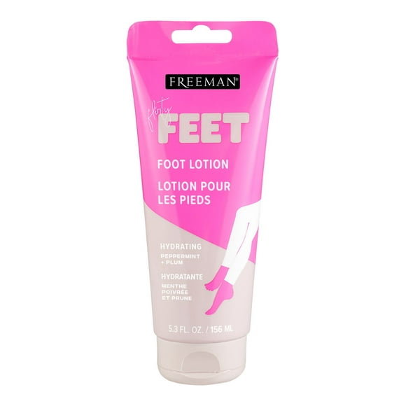 Freeman Bare Foot Lotion pour les pieds à la menthe poivrée et aux prunes 156 ml