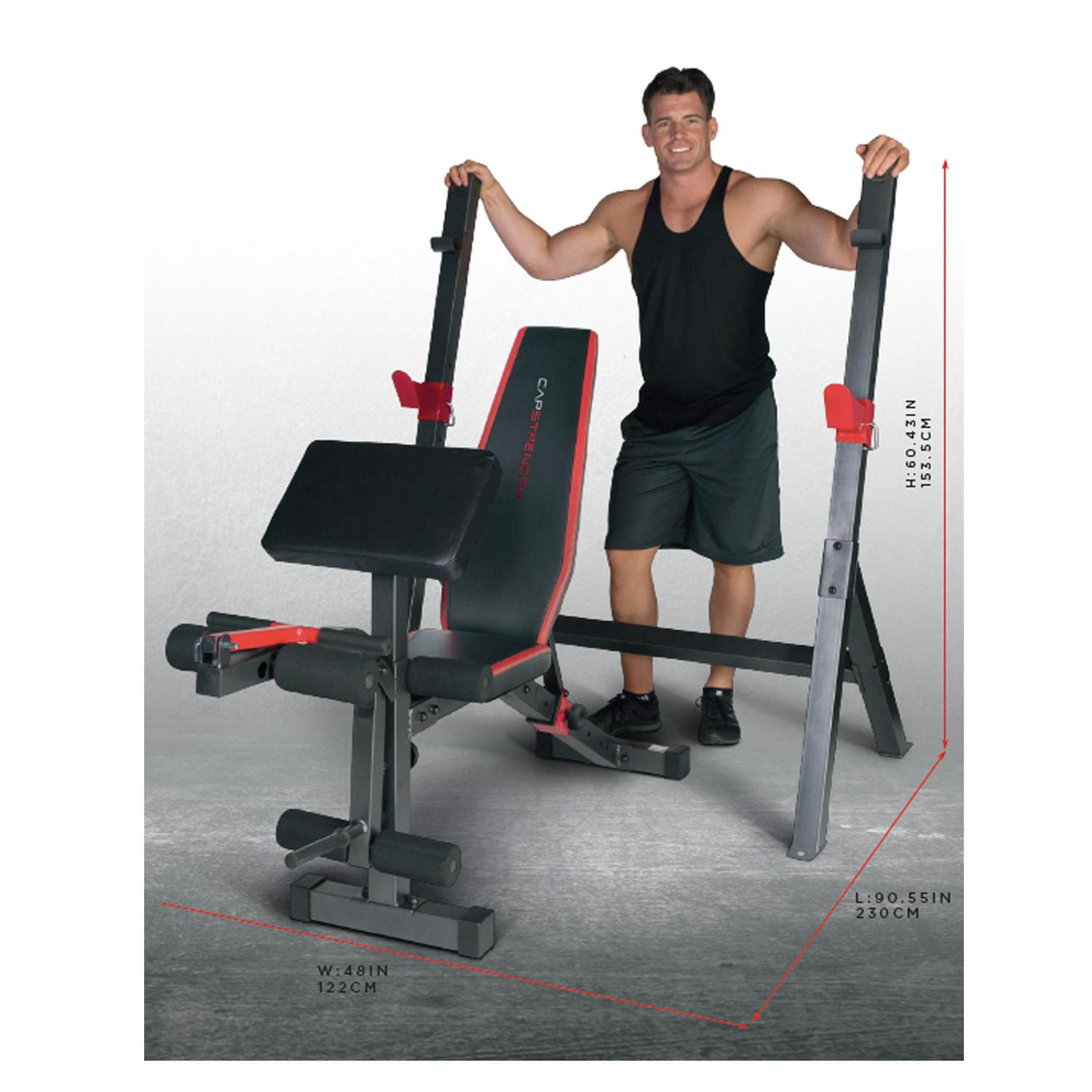 Cap barbell strength online roman chair