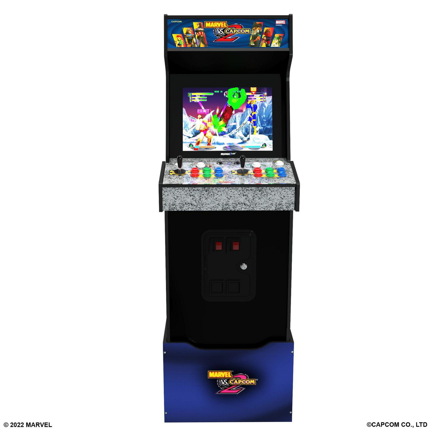 Arcade1Up Marvel Vs. Capcom 2 Arcade Machine w/ Wifi, Lit Marquee