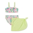 thumbnail image 4 of Justice Girls' Three Piece Bikini Swim Set, 4 of 4
