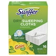 thumbnail image 2 of Swiffer Sweeper Dry Sweeping Pad Multi Surface Refills for Dusters floor mop, Gain, 2 of 9