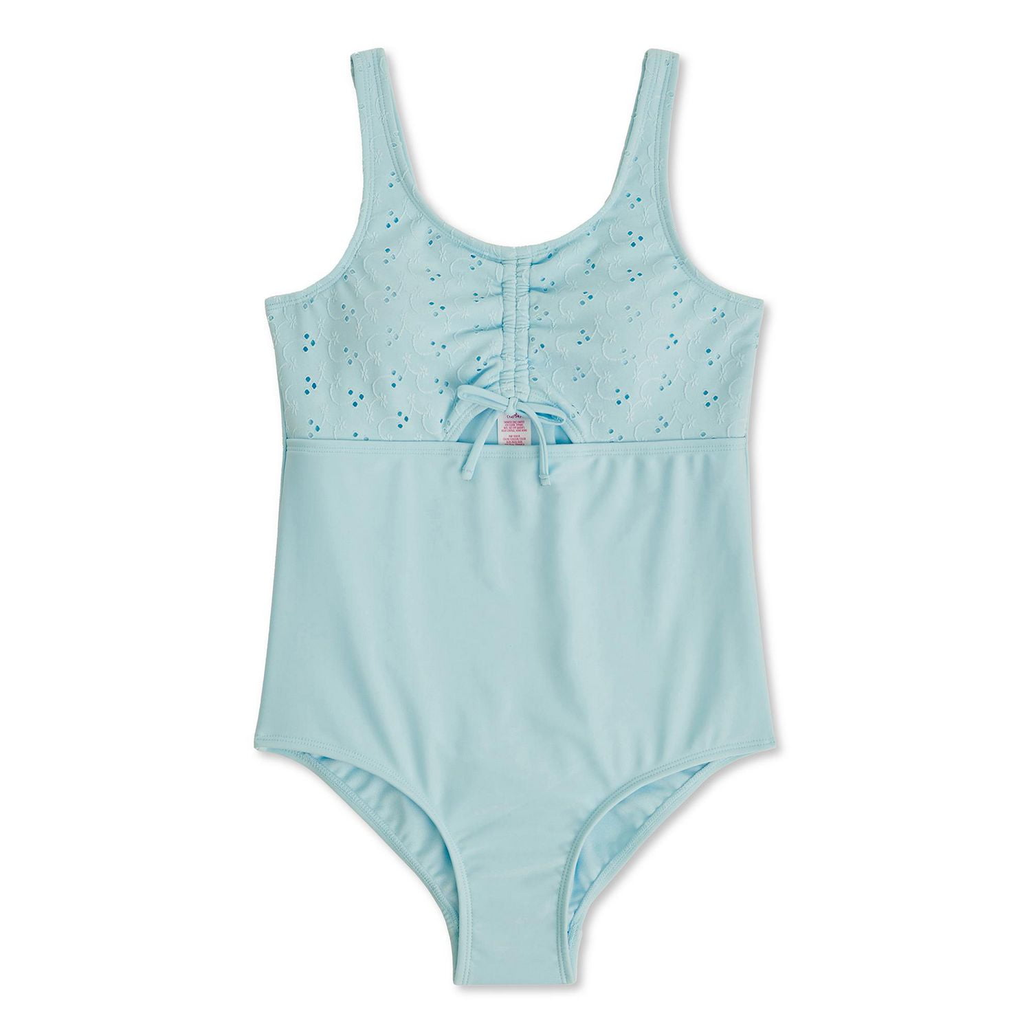 Justice Girls' Eyelet One Piece Swimsuit