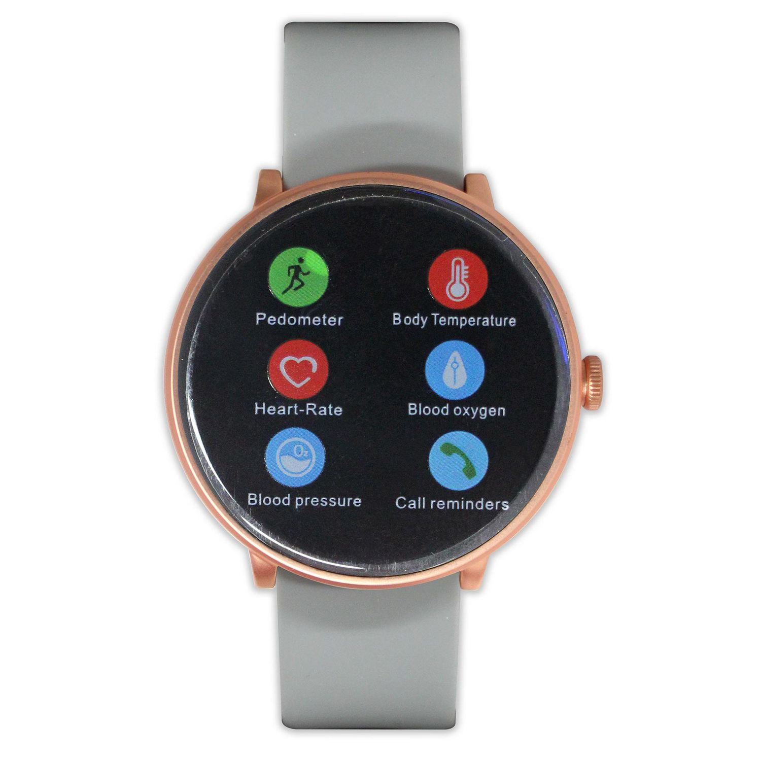 iTIME ELITE Health and Fitness Body Temperature Smartwatch with Heart Rate Monitor Walmart