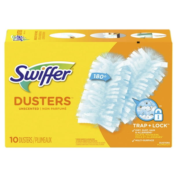 Recharges de plumeaux Swiffer Dusters multi-surfaces 10 unités