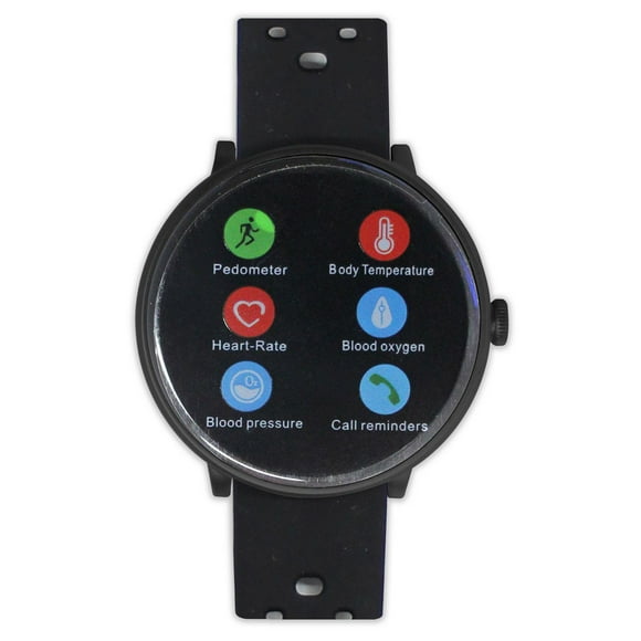 Montre intelligente iTIME ELITE Santé et remise en forme avec moniteur de fréquence cardiaque et température corporelle