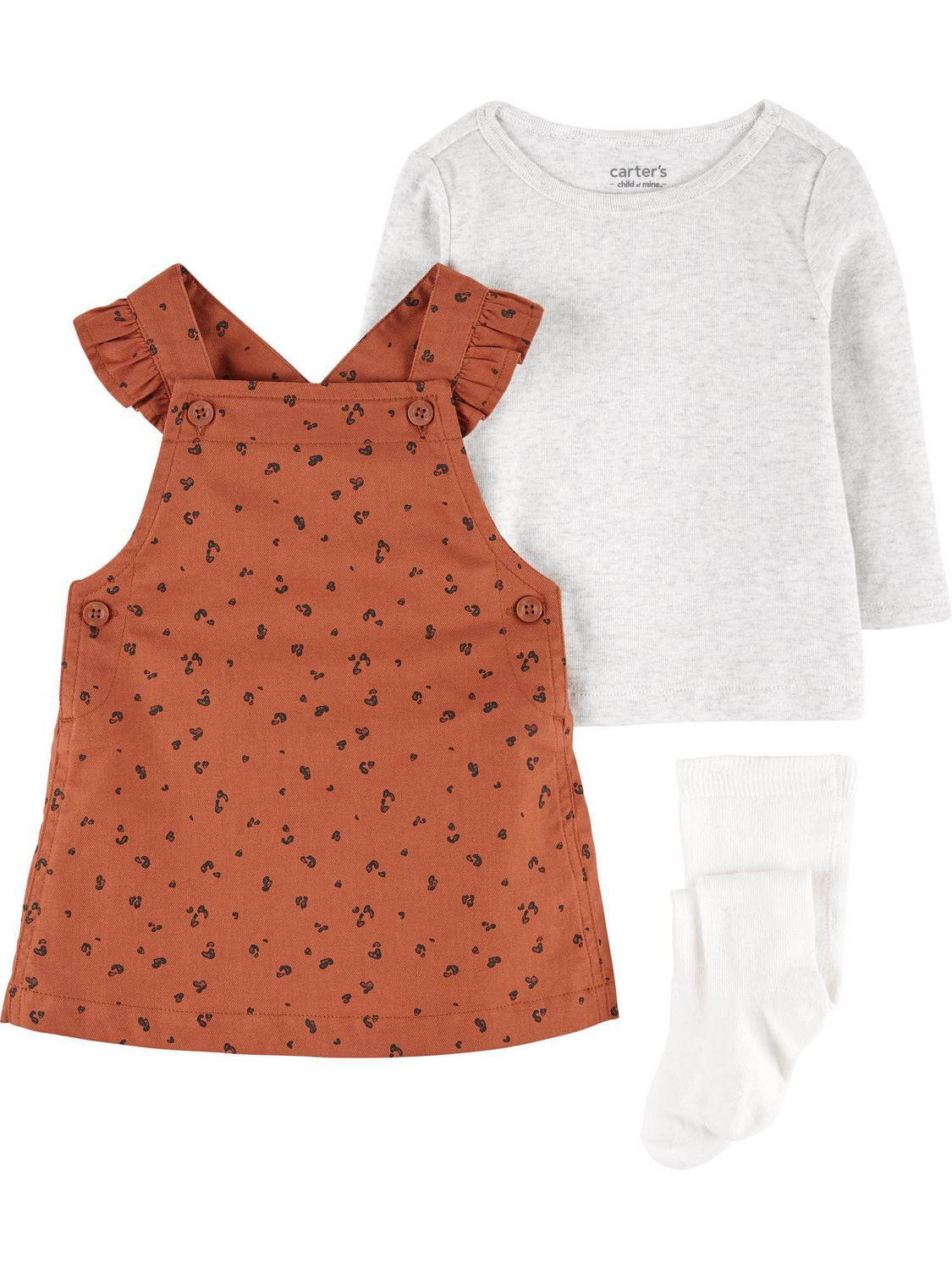 Robe pour nouveau-née fille Carter's Child of Mine - Guépard brun