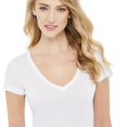 thumbnail image 4 of George Women's short Sleeve V-Neck Tee, 4 of 6