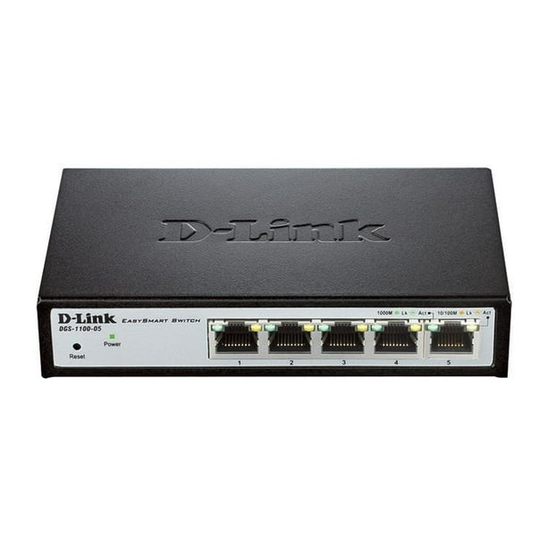 Commutateur 5 ports Gigabit EasySmart de D-Link - DGS-1100-05
