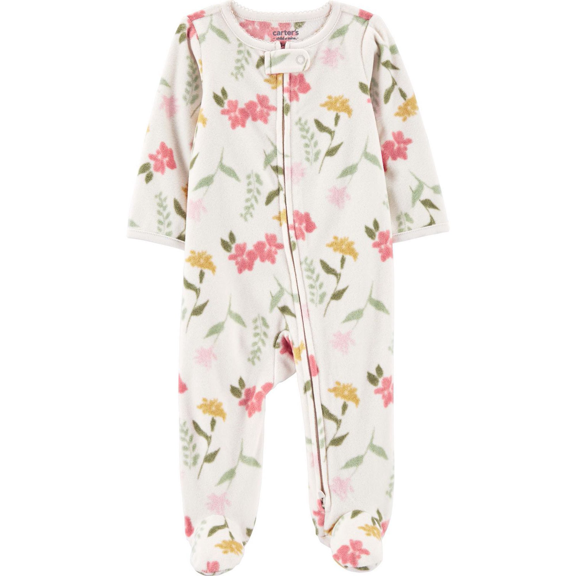 Carter's Child of Mine Newborn Sleep N Play - Tan Floral 