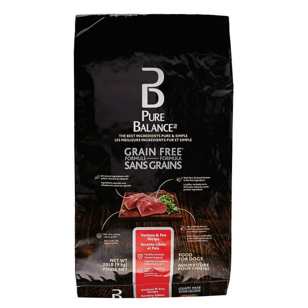 Pure Balance Venison & Pea Recipe Grain Free Dry Dog Food - Walmart.ca - Grain Free Healthy Pea Dog Food