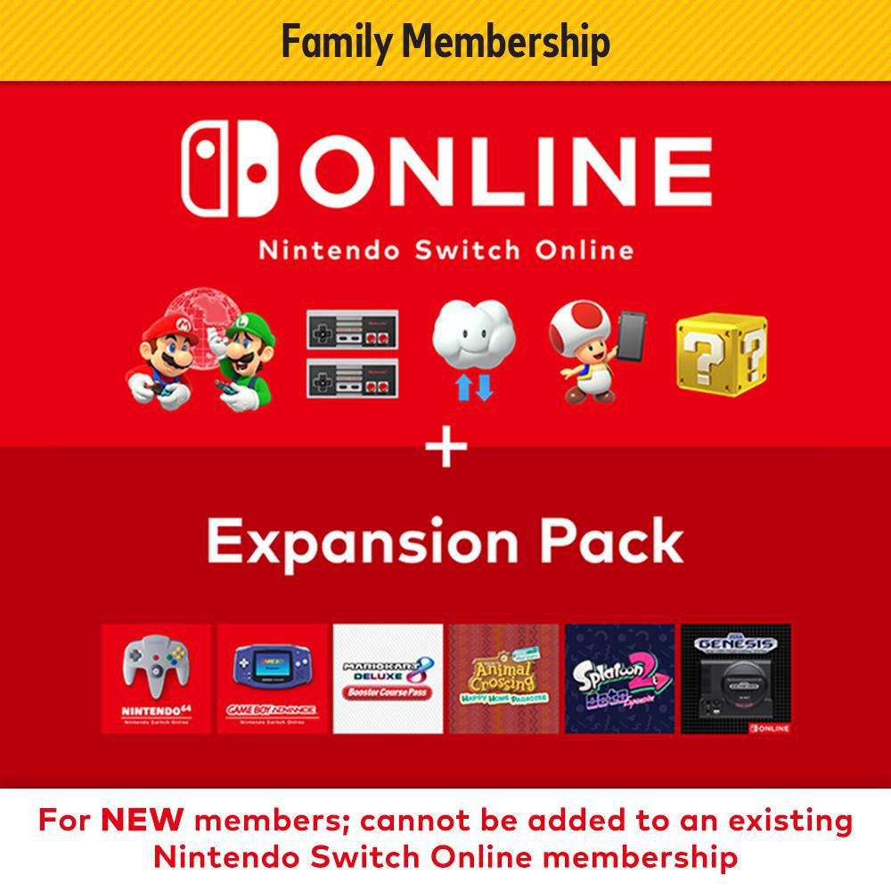 Nintendo switch online sales family code