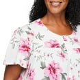 thumbnail image 4 of Penmans Plus Women's Flutter Sleeve Nightgown, 4 of 6