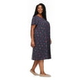 thumbnail image 2 of Penmans Plus Women's Flutter Sleeve Nightgown, 2 of 6