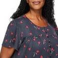 thumbnail image 4 of Penmans Plus Women's Flutter Sleeve Nightgown, 4 of 6