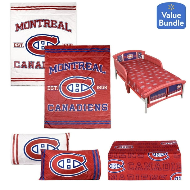 NHL Montreal Canadiens Bed + Bedding Value Bundle Walmart.ca