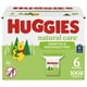 Lingettes pour bébés Huggies Natural Care pour peau sensible, NON PARFUMÉES, 6 recharges, total de 1,008 lingettes 1008 lingettes – image 1 sur 8