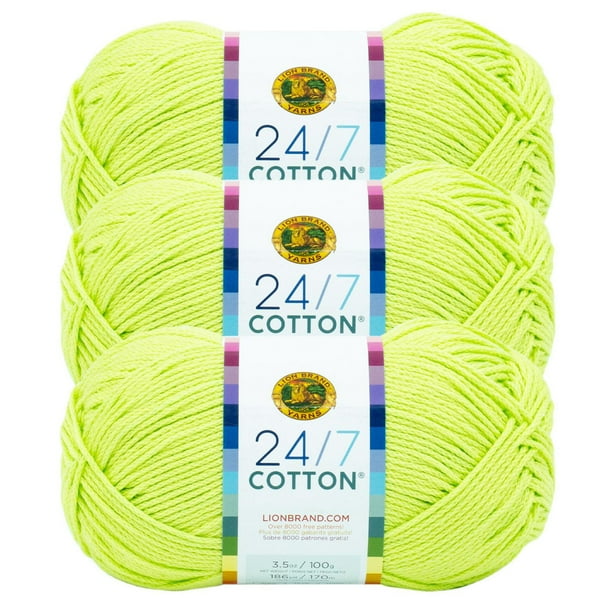 Lion Brand Pima Cotton Yarn - Pink Mist