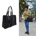 thumbnail image 4 of Time & Tru Athleisure Small Tote Bag with Adjustable Strap and Inner Zipper Pocket, 4 of 6