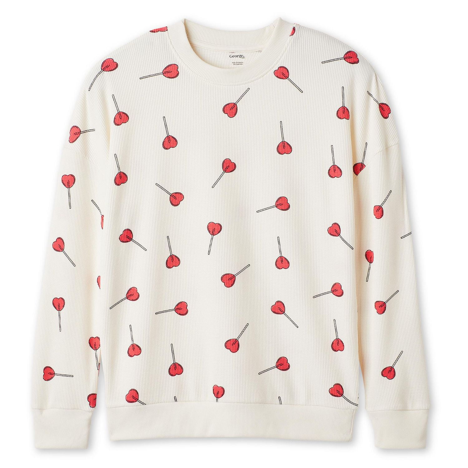 George Women's Long-Sleeve Printed Sleep T-Shirt