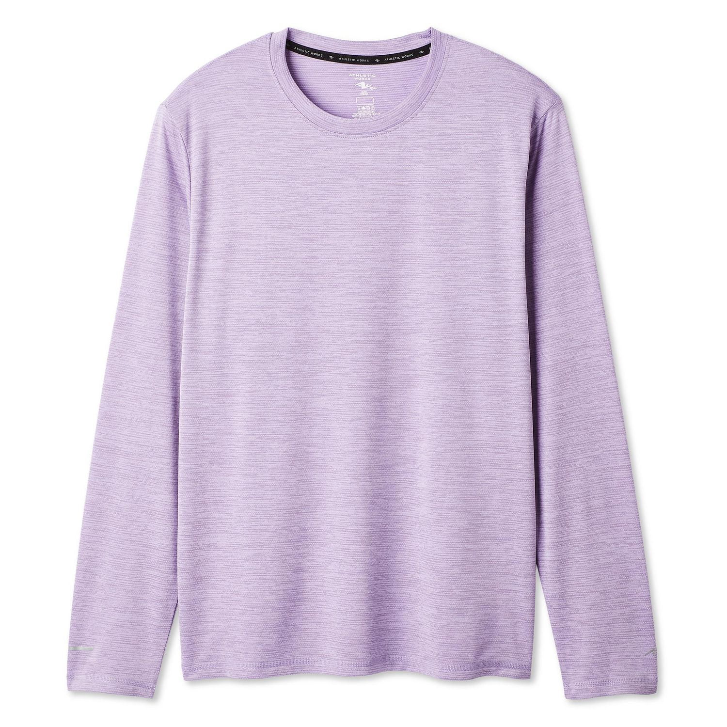 T-shirt de sport à manches longues Athletic Works pour hommes