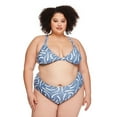 thumbnail image 1 of George Women's Plus Triangle Bikini Top, 1 of 6