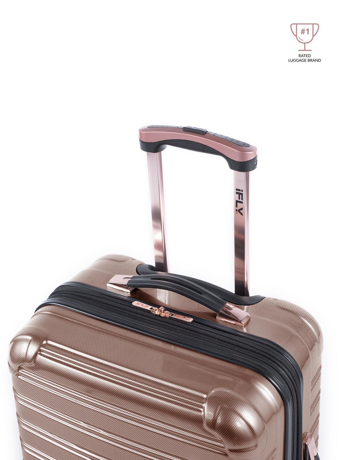 set de valise rose gold